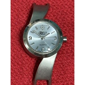 Foxy Womens Watch Silver Tone 87215ĐW New Battery, No Band/Strap